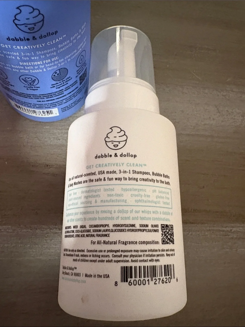 All Natural Kids Bubble Bath & Body Wash - bundle of six